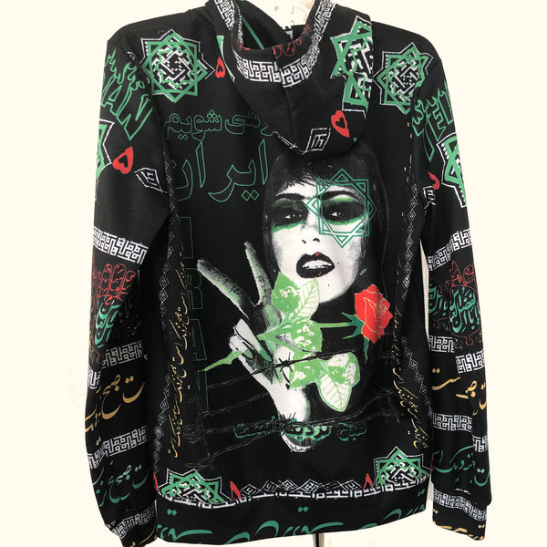 Tehran Thrash Unisex zip hoodie