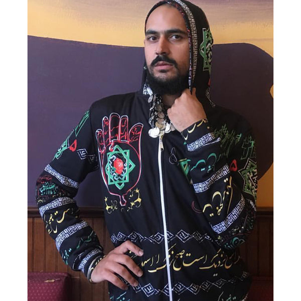 Tehran Thrash Unisex zip hoodie