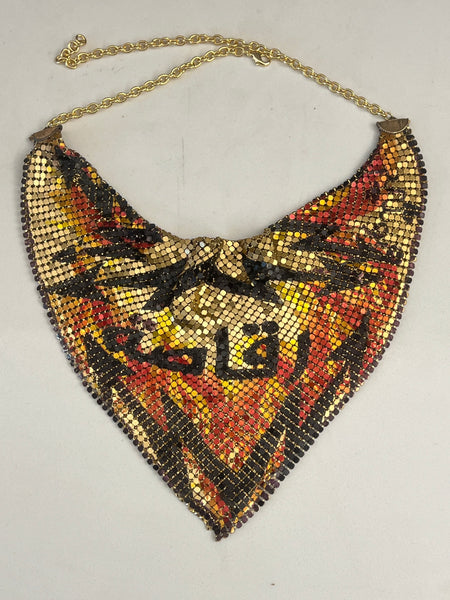 Dancer / رقاصة Metalmesh Drape Necklace