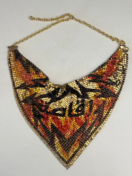 Dancer / رقاصة Metalmesh Drape Necklace