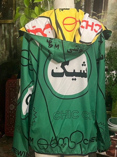 Chic Mint Gum Unisex/Mens Windbreaker size M (IN STOCK SALE)