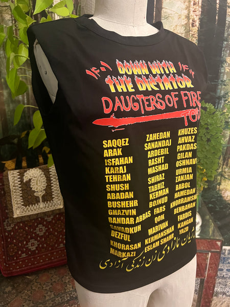 Daughters of Fire Tour padded sleeveless tank