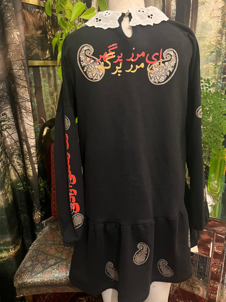 Sun Goddess Babydoll Sweatshirt dress