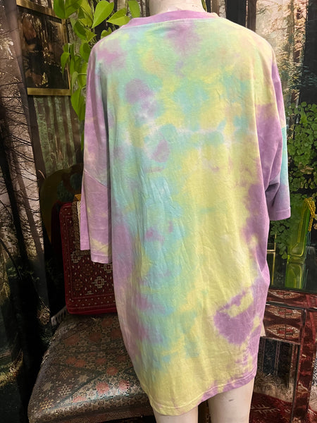 For the School Girls sequin patch Oversize Tee/Dress