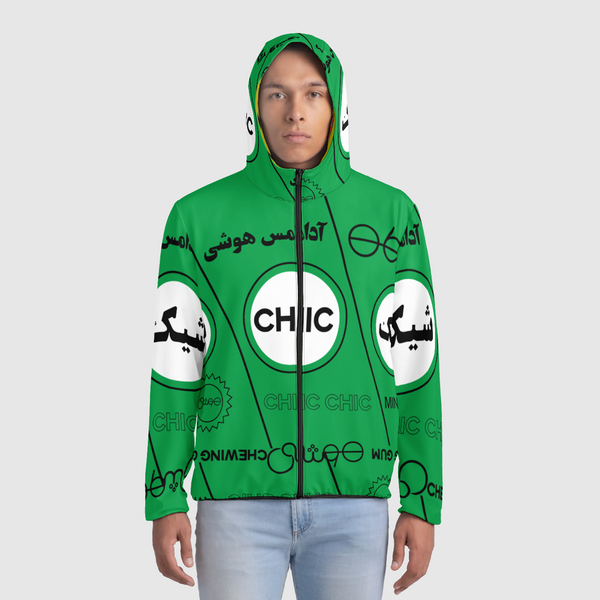 Chic Mint Gum Mens Windbreaker