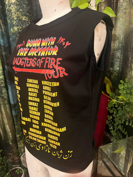 Daughters of Fire Tour padded sleeveless tank