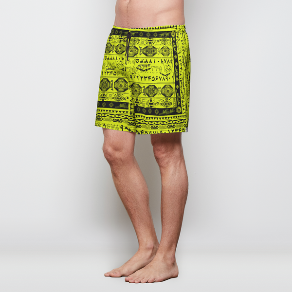 SOS SILKROAD SURF Mens Swim Trunks w/ Lining