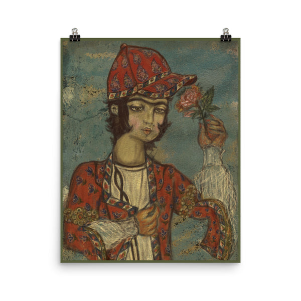 Little Red and the Rose Print