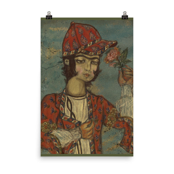 Little Red and the Rose Print