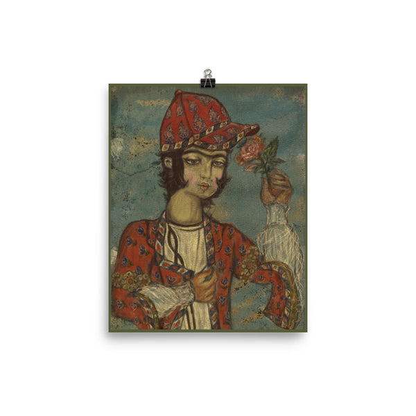 Little Red and the Rose Print