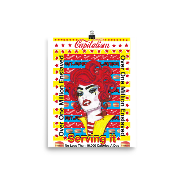 Serving It Employ Capitalism Print
