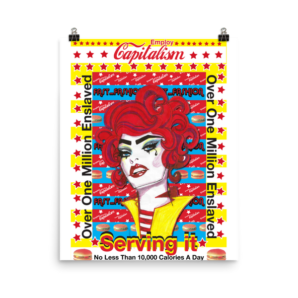 Serving It Employ Capitalism Print