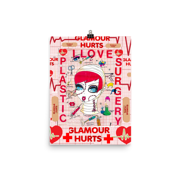 Glamour Hurts Print