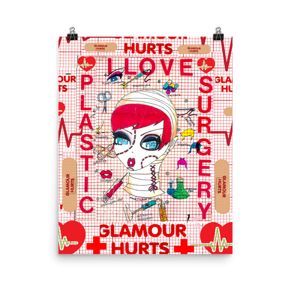 Glamour Hurts Print