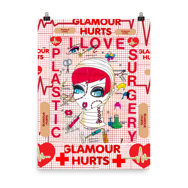 Glamour Hurts Print