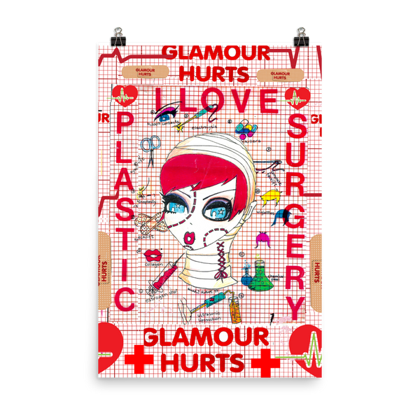 Glamour Hurts Print