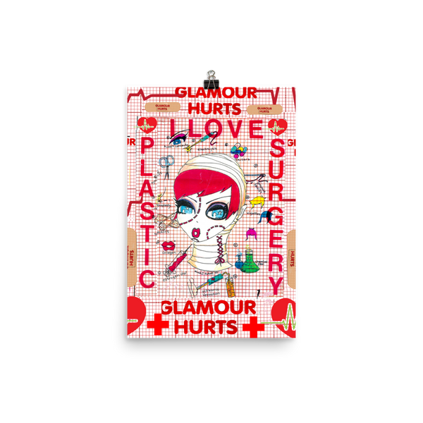 Glamour Hurts Print