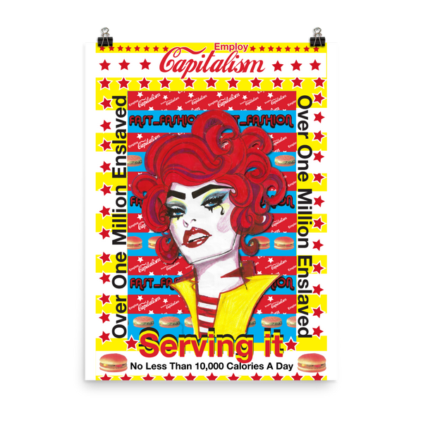 Serving It Employ Capitalism Print