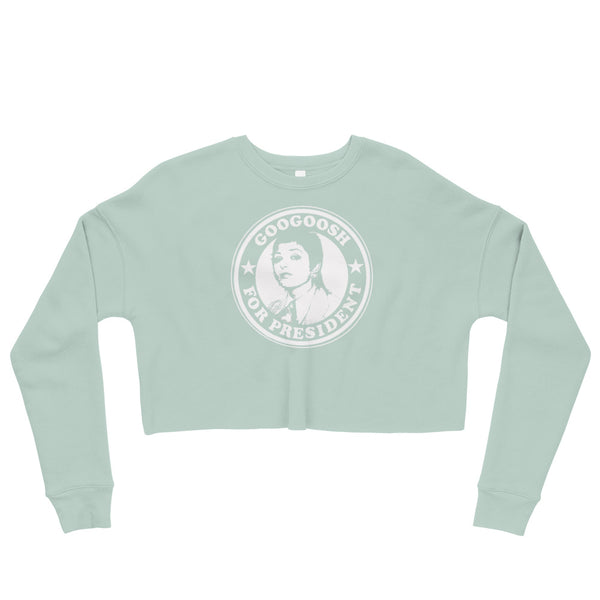 Googoosh for President Crop Sweatshirt