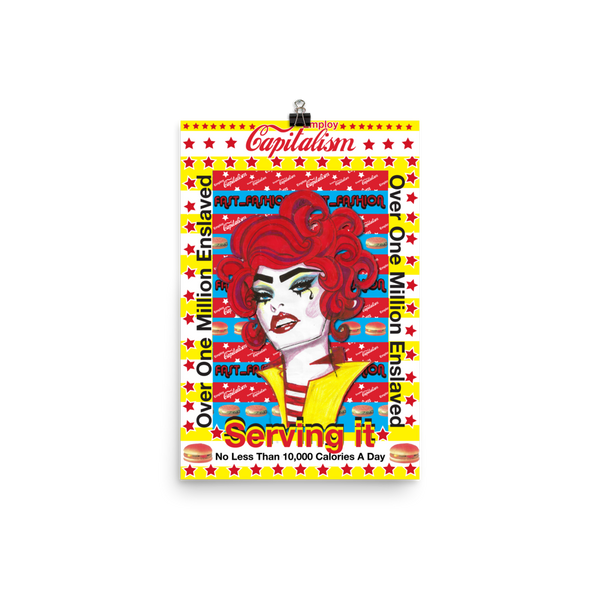 Serving It Employ Capitalism Print