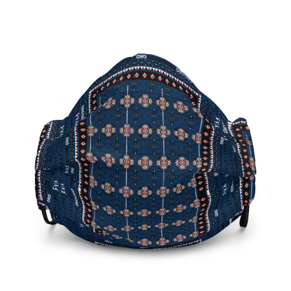 Navy Rug Life Face Mask