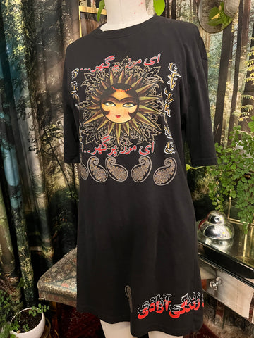 Sun Goddess Tee shirt dress