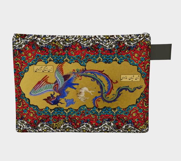 Simurgh ..Dawn of the Phoenix pouch/clutch