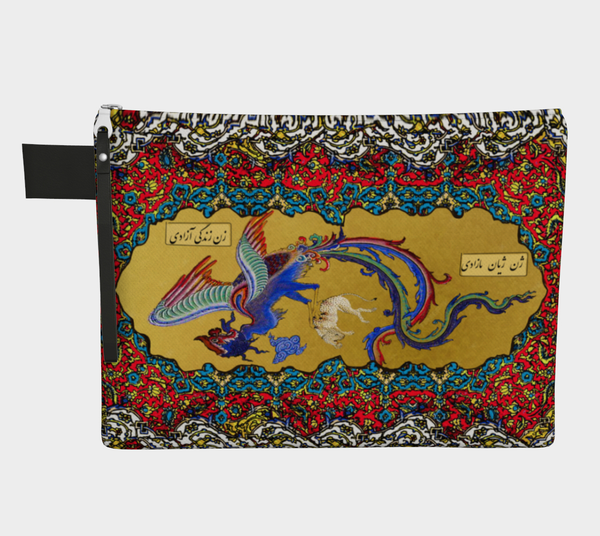 Simurgh ..Dawn of the Phoenix pouch/clutch
